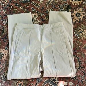 Athleta Cream Ankle Pants